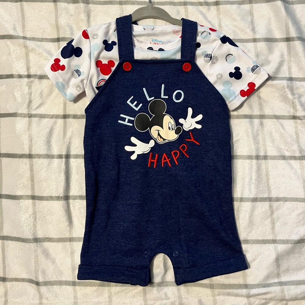 Mickey Mouse Overall Outfit